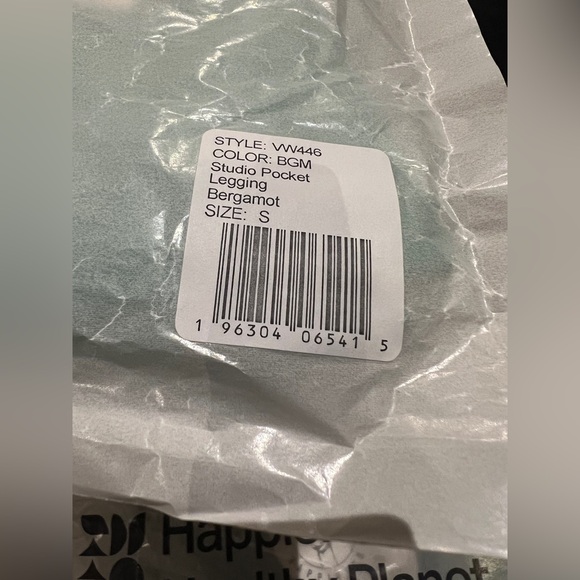 New With Tags Vuori Studio Pocket Legging Bergamot Small - Picture 4 of 6